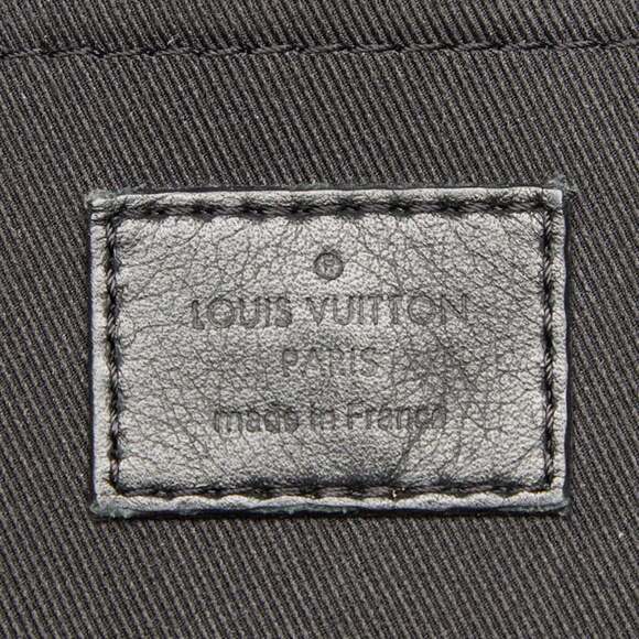 LOUIS VUITTON Black Monogram Leather Backpack main image 4